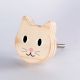 Handcrafted Pine Wood Cat Knob